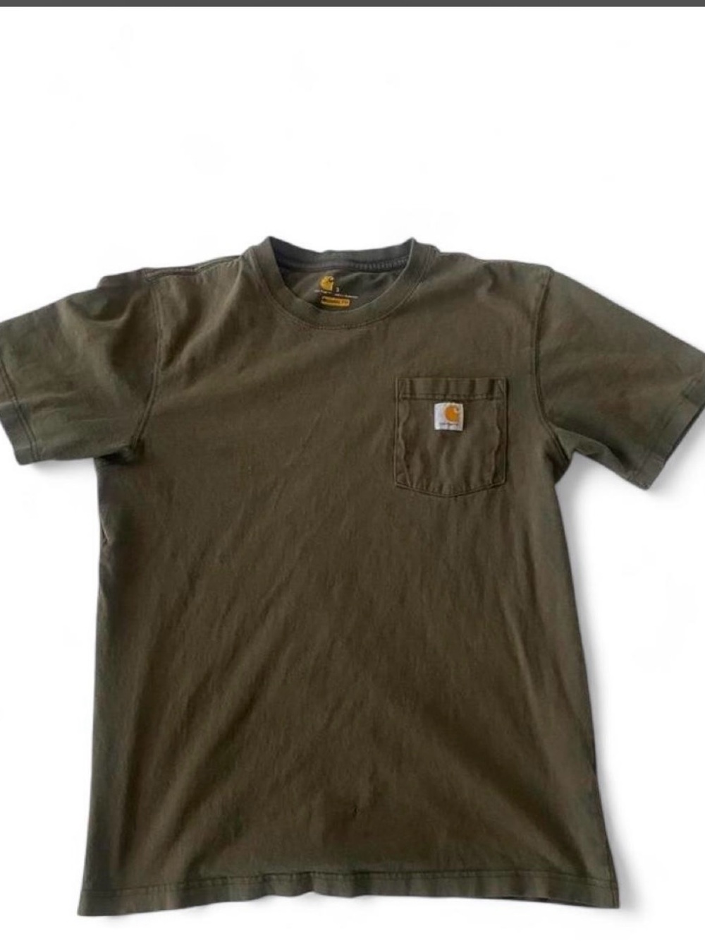 Carhartt Olive Utility Short Sleeve Pocket Tee